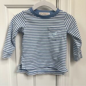 The Beaufort Bonnet Company long sleeve striped tee 0-6m